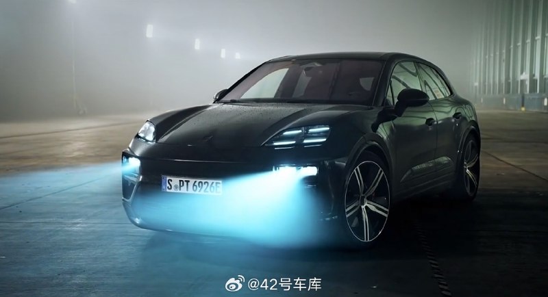 纯电 Macan 今晚全球首秀。配图