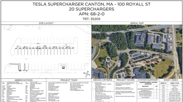New England's Largest Tesla Supercharger Will Have 'CyberCanopy,' Solar and WiFi配图