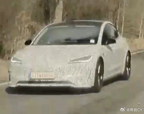 Model 3 Performance / Ludicrous 的特斯拉原型车在德国被拍到正在路测。配图