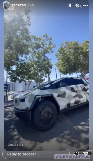 Tesla Cybertruck Spotted with New Aero Covers; Texas Walkaround配图
