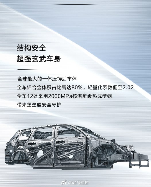 问界 M9 的「玄武车身」是什么水平？大神来聊聊？配图