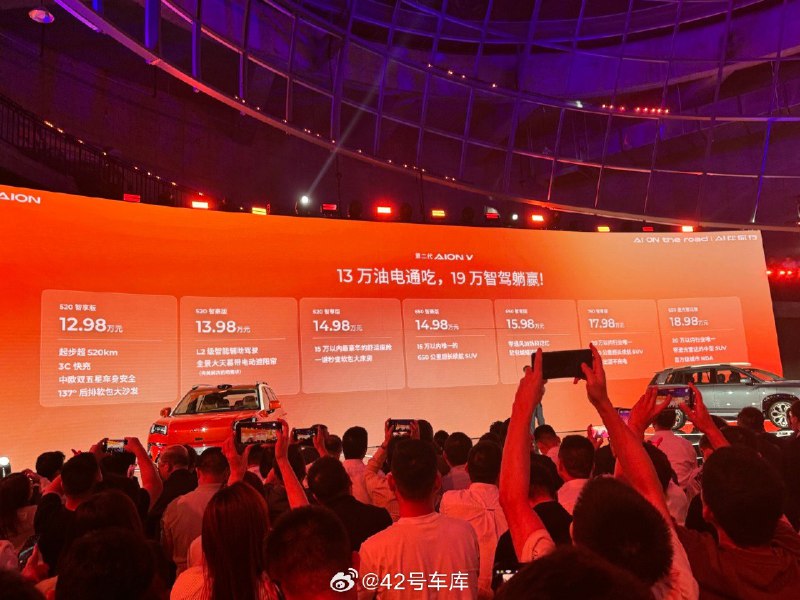 广汽埃安霸王龙价格公布：配图