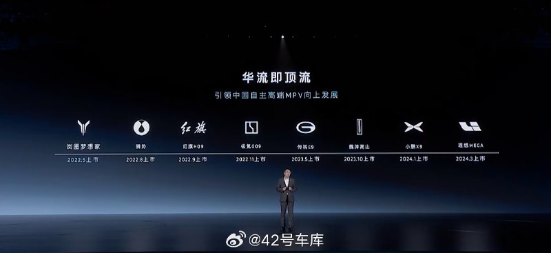 岚图卢放在全新岚图梦想家发布会中表示「华流即顶流」。配图