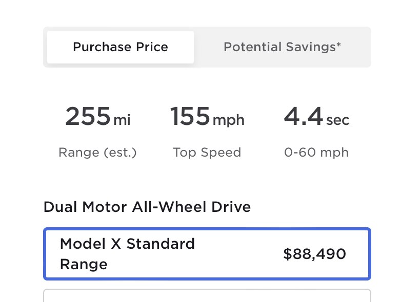 Re @EZebroni @Tesla Range is 255 miles with 22" Turbine wheels.配图