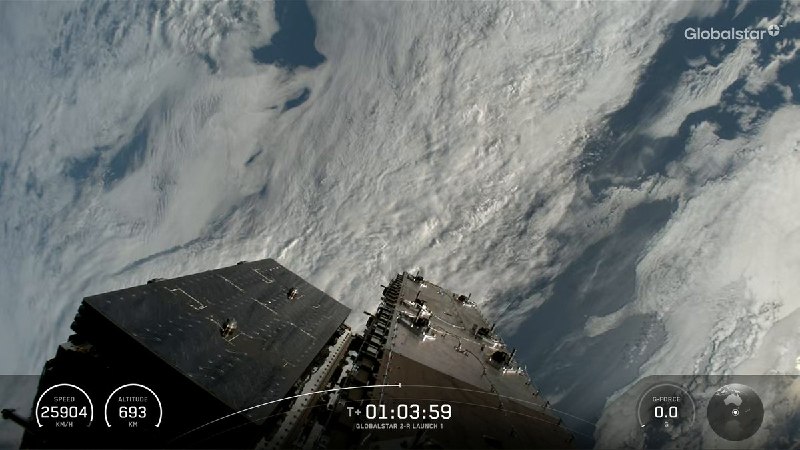 SpaceX 确认所有 Globalstar 2-R 卫星完成部署配图