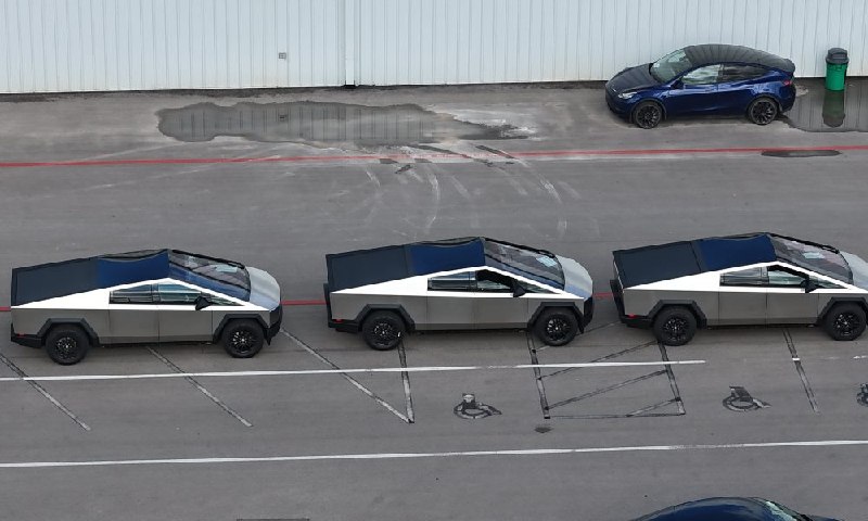 文章称德州工厂新款Cybertruck似乎已启动生产配图