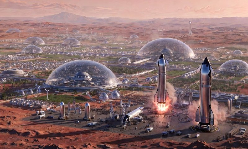 Teslarati 文章称 SpaceX 董事会为马斯克设立火星奖金配图