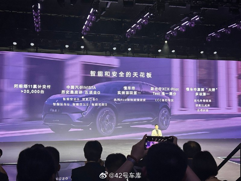 阿维塔 11 交付超过 2 万台。配图