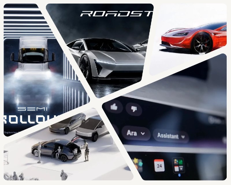 特斯拉本季度日程梳理：Semi 活动、Roadster 发布与 Grok 新功能配图
