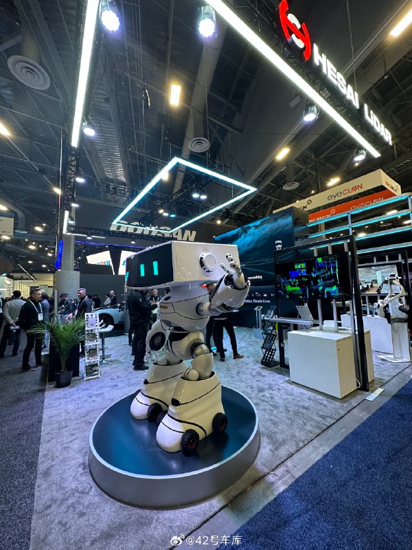 禾赛科技也来到了 CES。配图