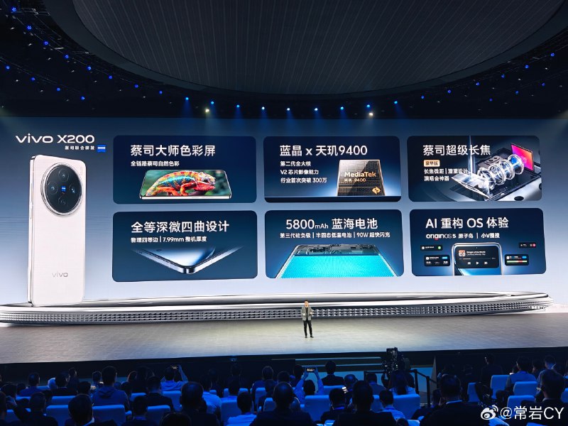vivo X200 系列价格公布，附带一图流。配图