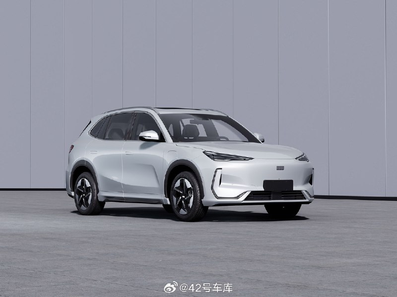 吉利银河 E5 申报图公布，定位紧凑型纯电 SUV。配图