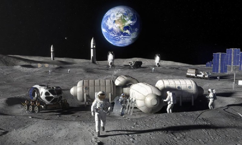 文章梳理NASA选定月球基地供应商，SpaceX在列配图