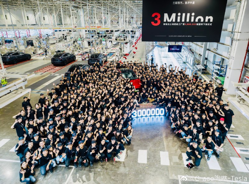 朝着下一个100万辆进发✊配图