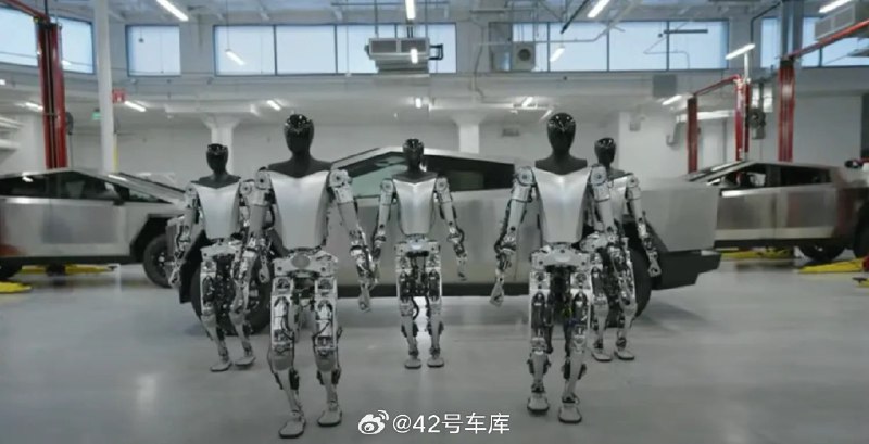 特斯拉正在开发「私有 5G」，以连接其电动汽车和 Optimus 机器人。配图