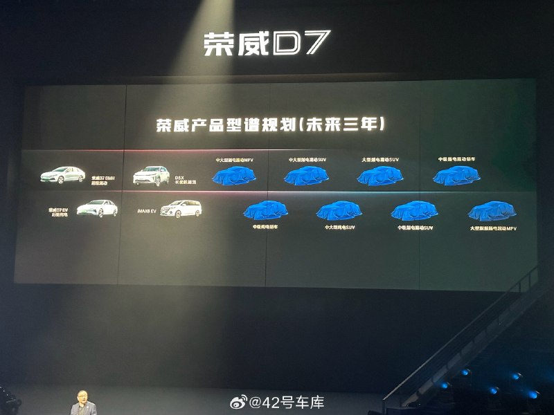 荣威未来三年的产品规划,基本覆盖了各个新能源汽车品类。配图