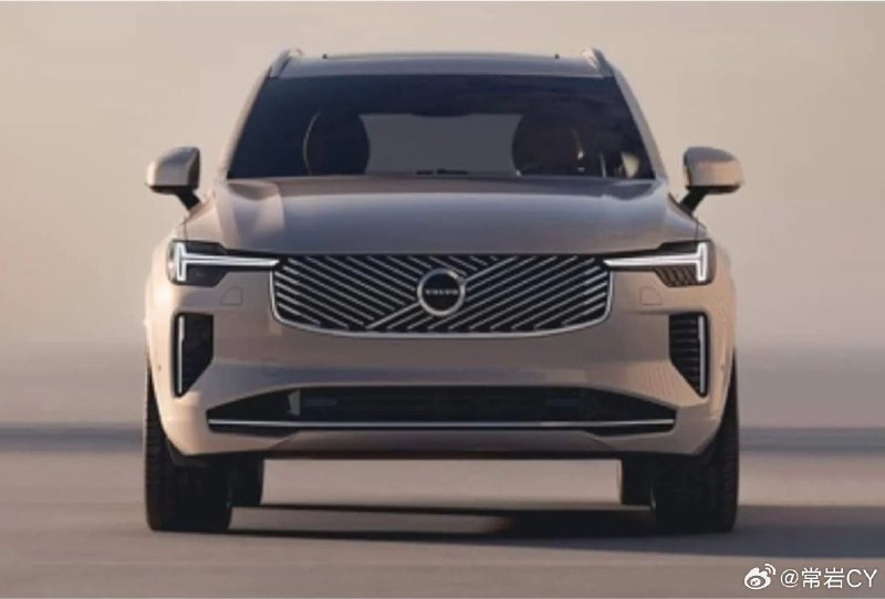 疑似沃尔沃 XC90 小改款的官图泄露了。配图