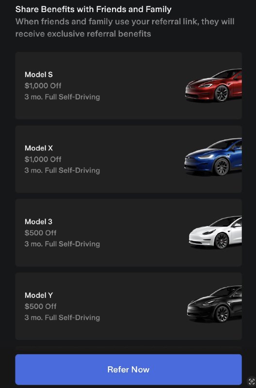 BREAKING: @Tesla's updated their referral program in the US.配图