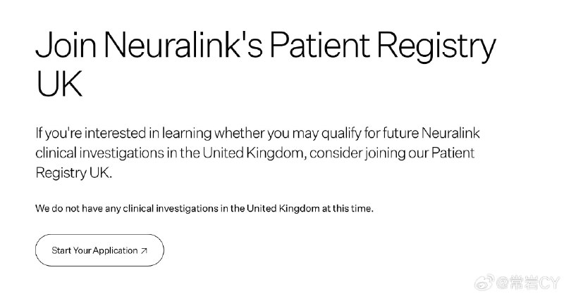 马斯克的脑机接口公司 Neuralink 已开始在英国接受患者植入脑机芯片的申请。配图