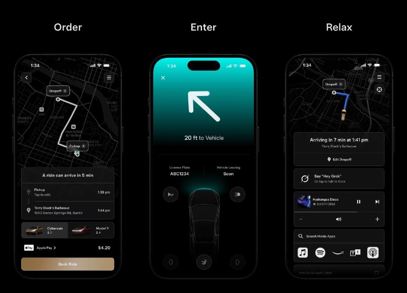 特斯拉 Robotaxi 应用在更多国家开放下载，但乘车服务仍限美国七城配图