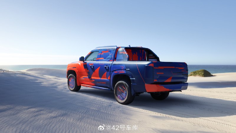 比亚迪在 X（推特）上官宣了皮卡照片。配图