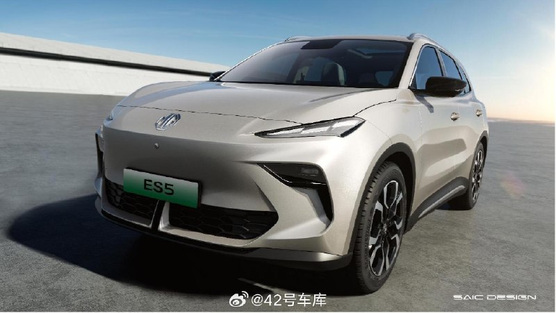 上汽 MG 名爵全新纯电 SUV MG ES5 全球首秀。配图