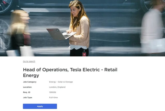 Tesla Electric preparing to expand to the UK, reveals job posting配图