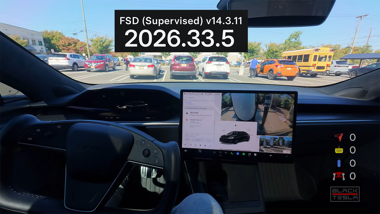 特斯拉开始推送 FSD v14.3.11（2026.33.5）更新配图