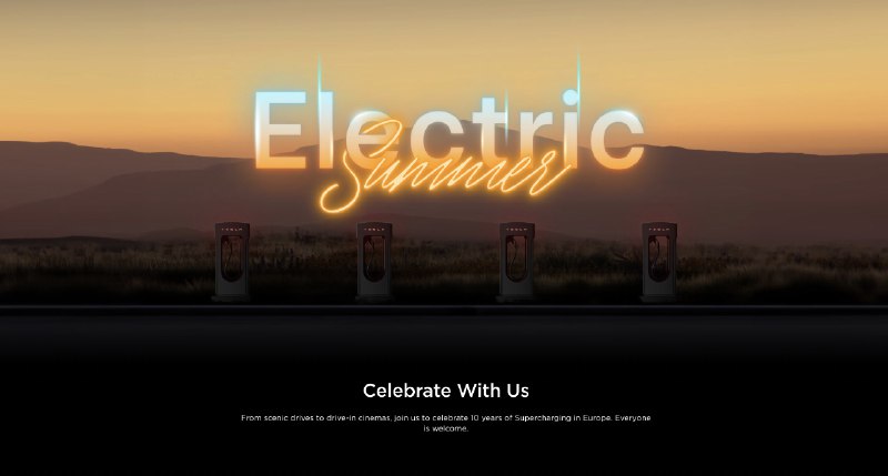 NEWS: @Tesla is hosting events to celebrate 10 years of Supercharging in Europe.配图
