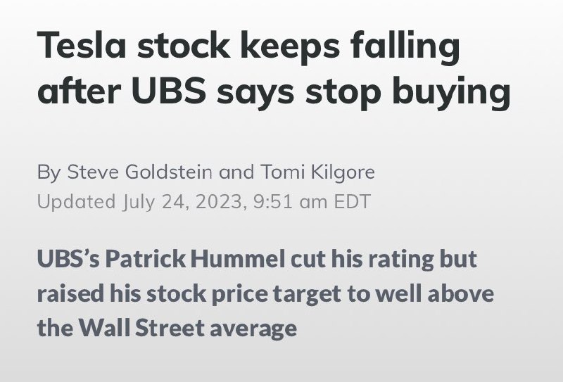 When it comes to TSLA, analysts tend to make contradictory statements these days.配图