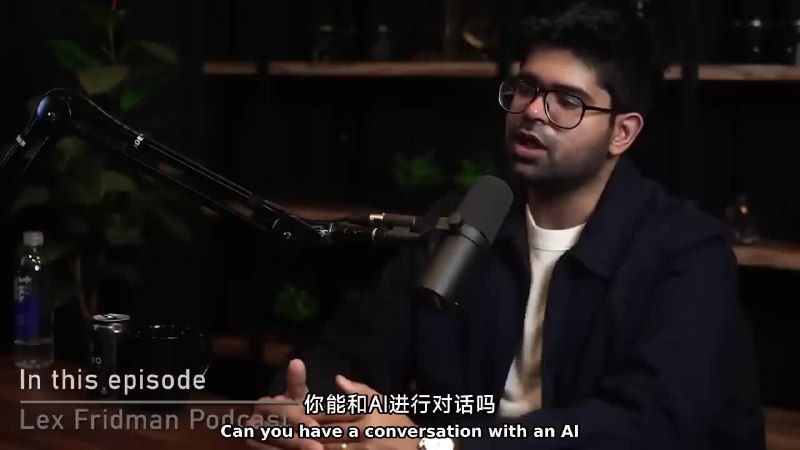最近，Lex Fridman 与 AI 搜索公司 Perplexity 的 CEO Aravind Srinivas 进行了一场三小时的对话。这个对话帮大家做了中英对照字幕，就是有点长，先马后看～配图